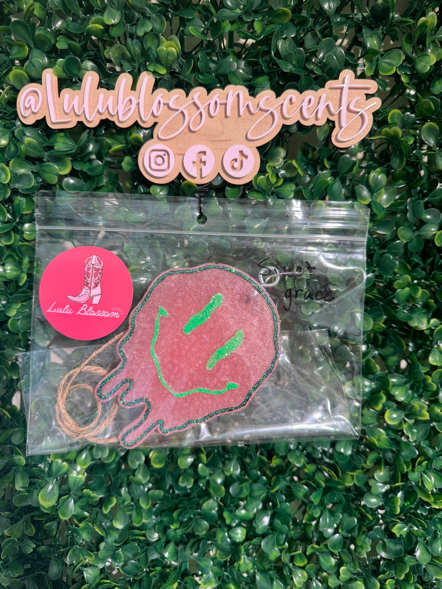 Smiley Drip Freshie - Sweet Grace